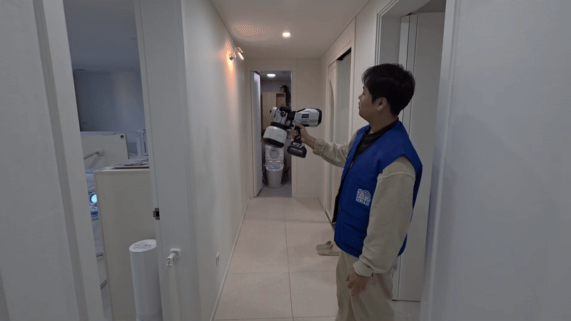 반응촉진 작업 (냄새 탈취 작업)